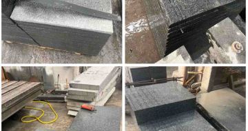 洛阳 芝麻黑地铺石材