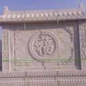 洛阳 芝麻白花岗岩屏风，照壁，影壁