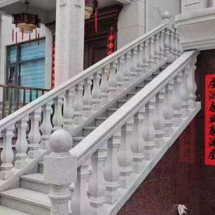 洛阳 天然石材 阳台庭院护栏、栏杆