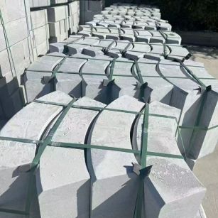 洛阳 芝麻灰弧形路沿石