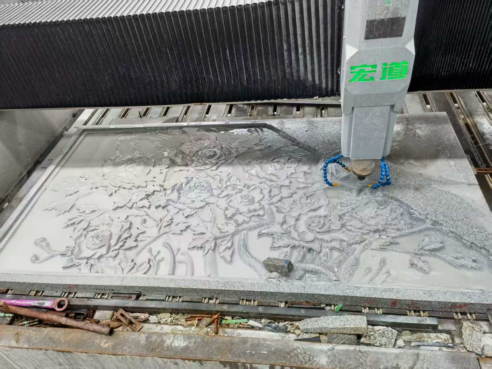 洛阳 别墅墙面石材雕刻
