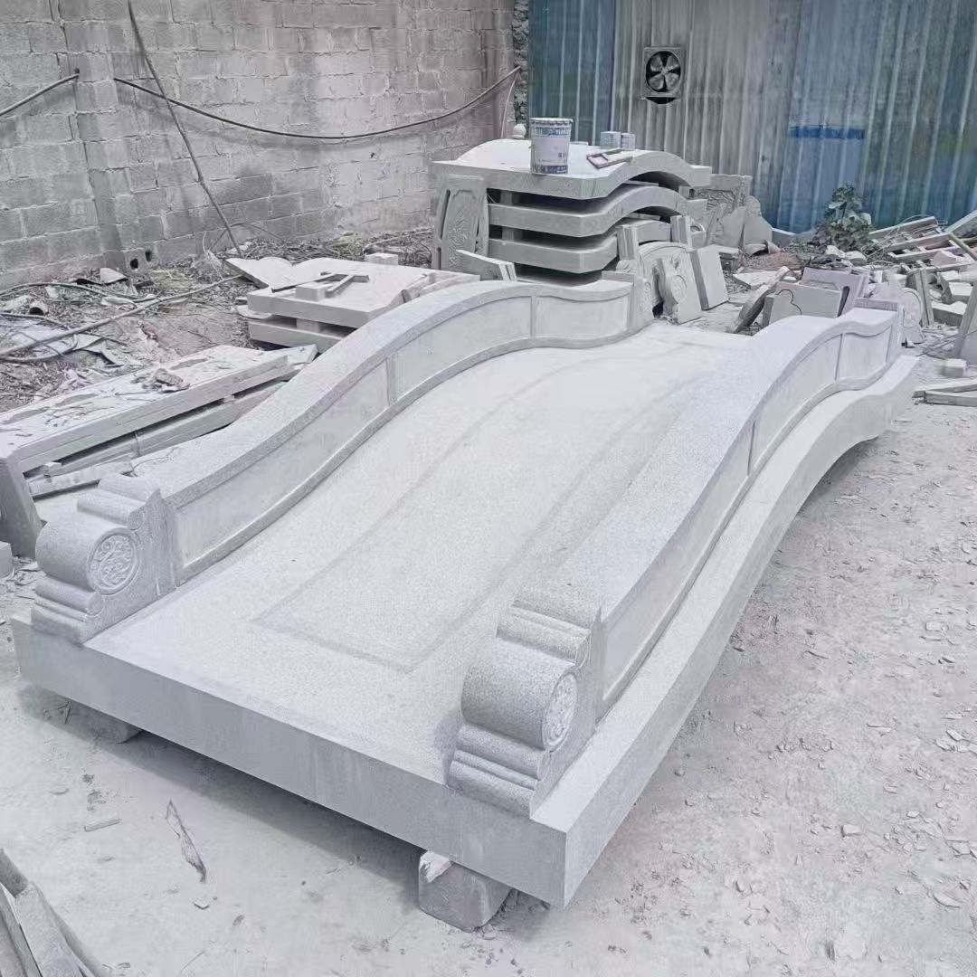 洛阳 芝麻灰花岗岩园林景观 小石桥