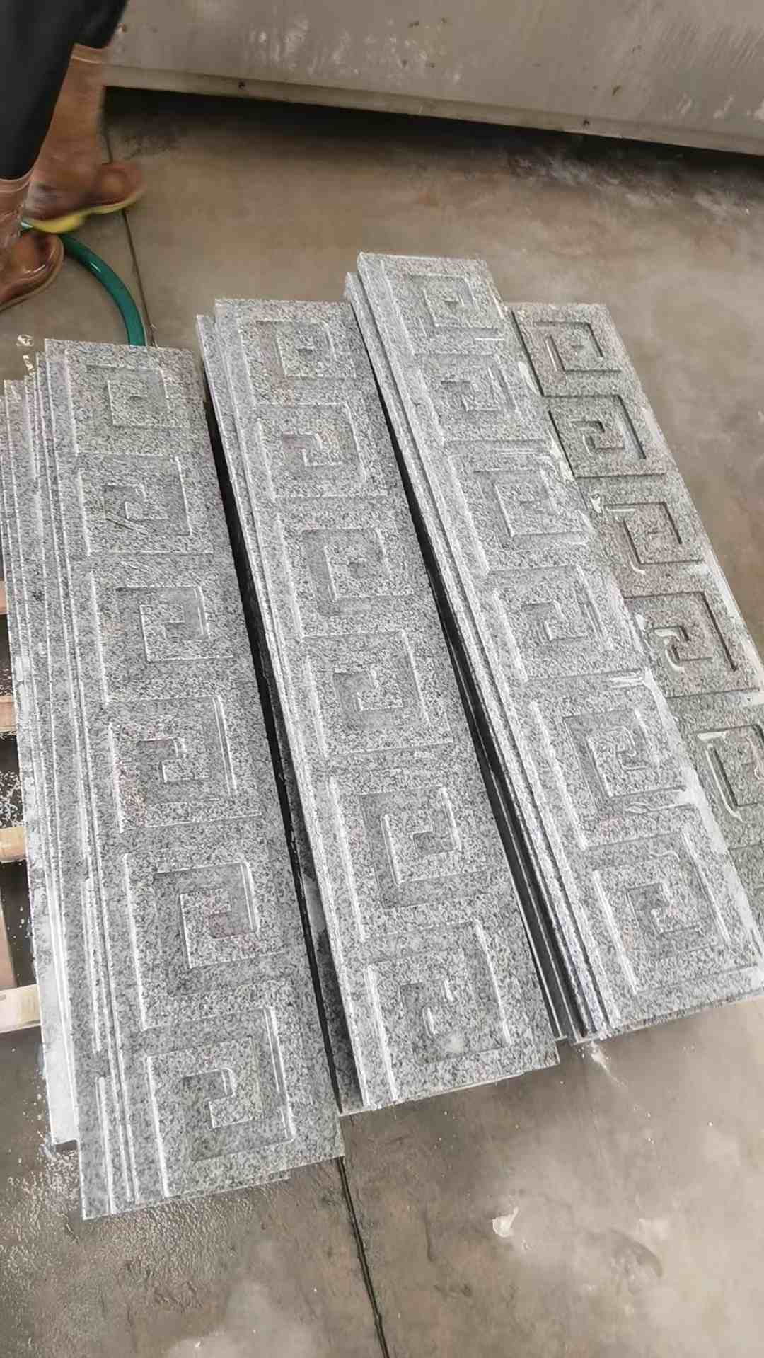 洛阳 别墅回纹线条，雕刻