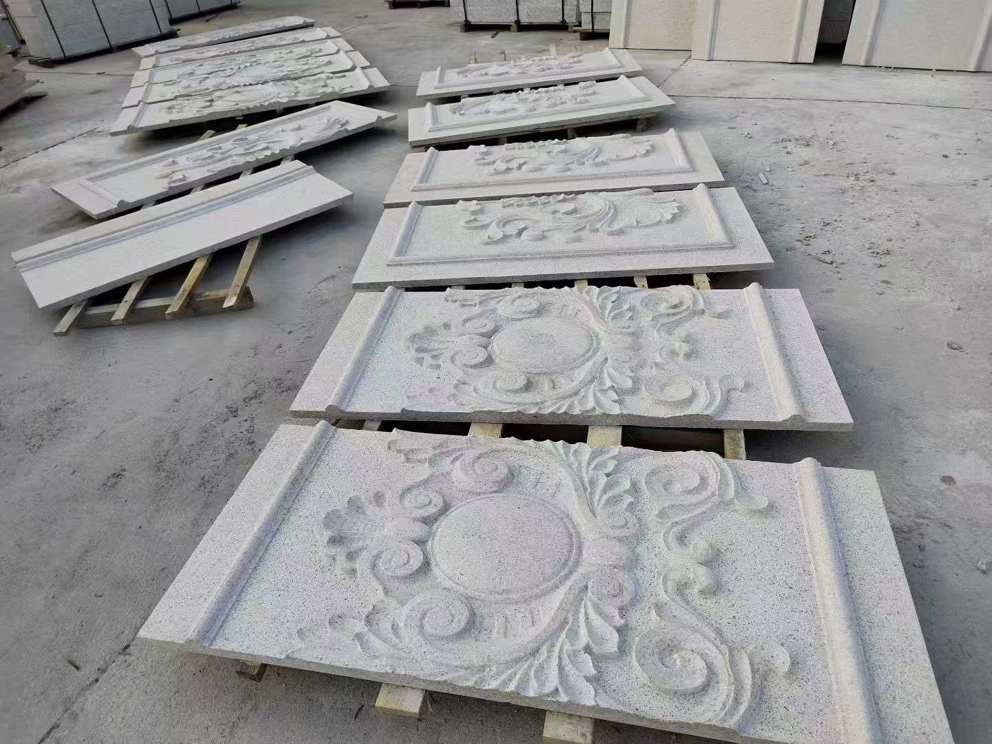 洛阳 芝麻白干挂雕花板